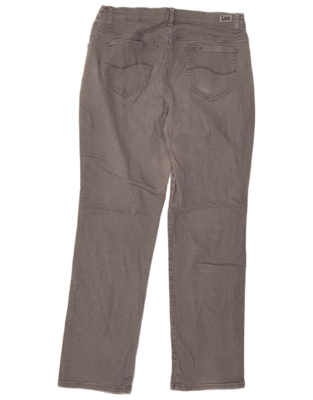 Jeans dritti LEE da donna a vita media, vestibilità regolare, W32 L29 Grigi