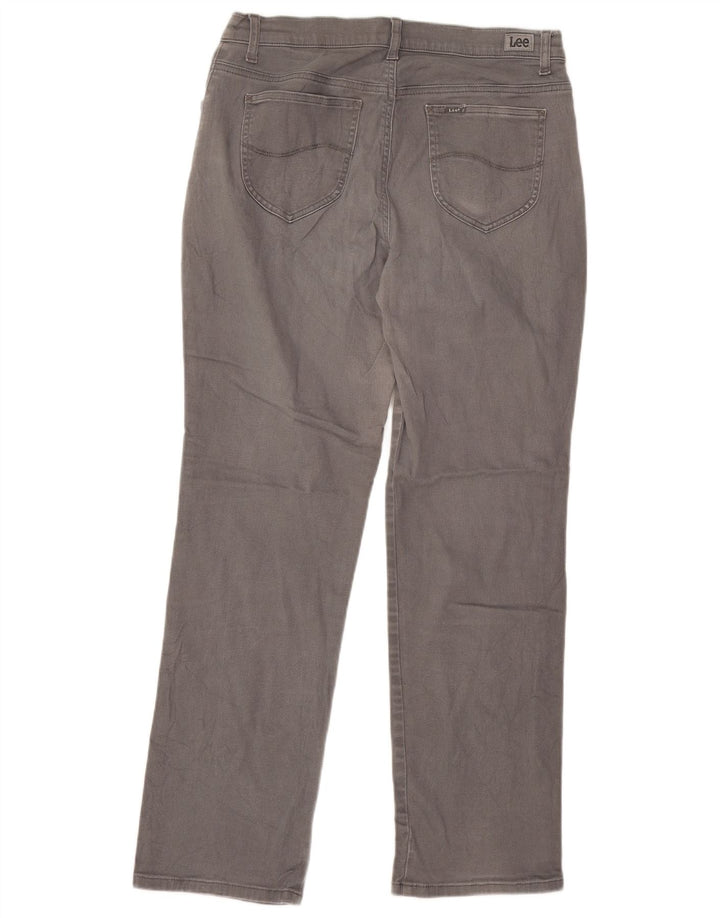 Jeans dritti LEE da donna a vita media, vestibilità regolare, W32 L29 Grigi