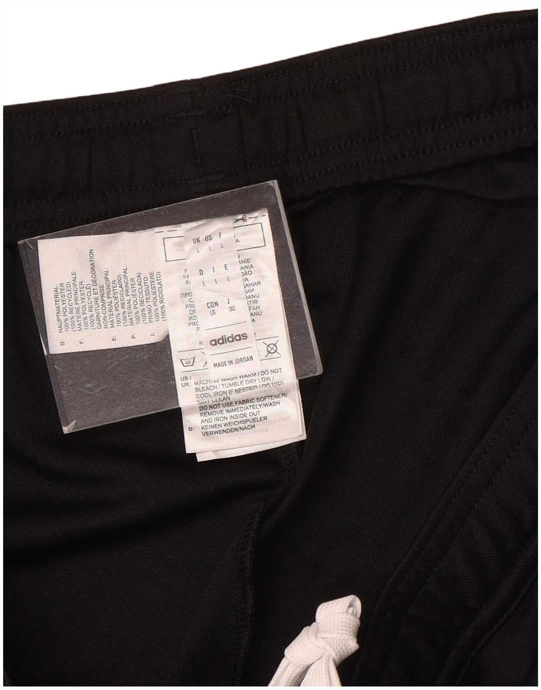 Pantaloni da tuta Adidas Aeroready da uomo grandi in poliestere nero