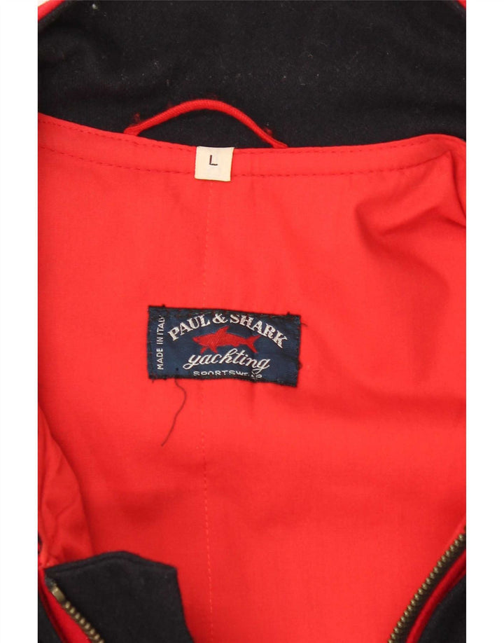 Giacca utility da uomo Paul & Shark UK 40 Large in lana nera