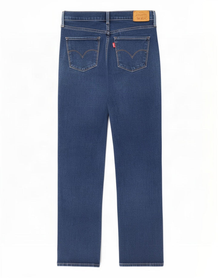 Jeans dritti da donna Levi's W28 L30 cotone blu