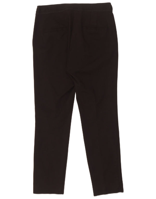 Pantaloni chino slim da donna Zara grandi W30 L28 cotone nero