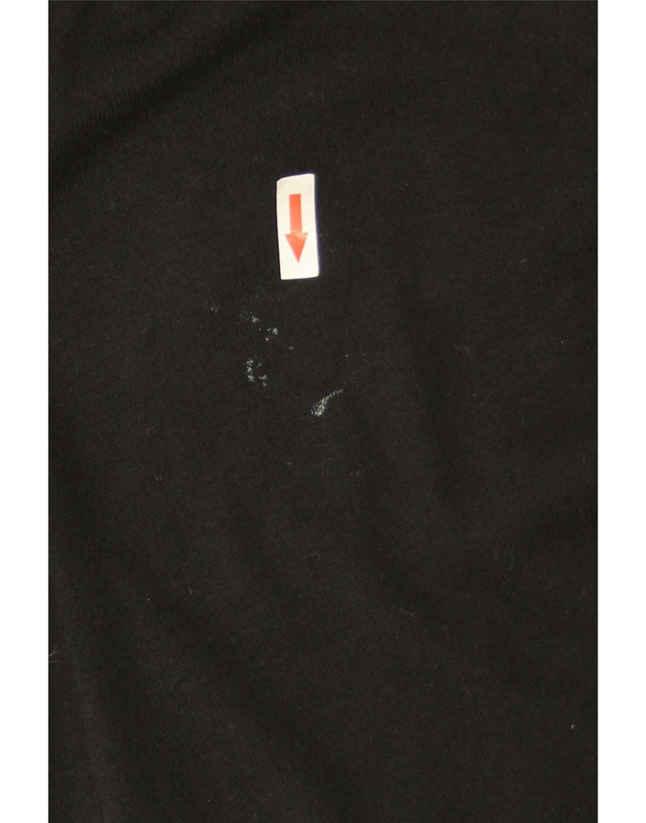 Maglione maglione con scollo a V da uomo Marks & Spencer XL acrilico nero