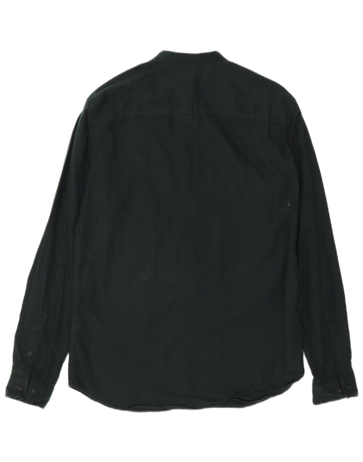 Camicia slim fit da uomo Jack & Jones taglia 40 cotone nero medio