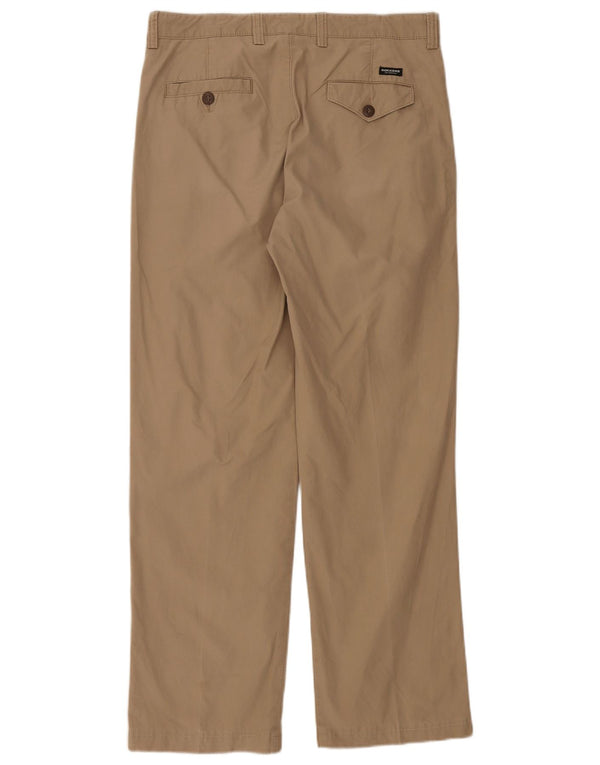 Pantaloni chino con pegged da uomo Dockers vestibilità classica W34 L34 in cotone beige