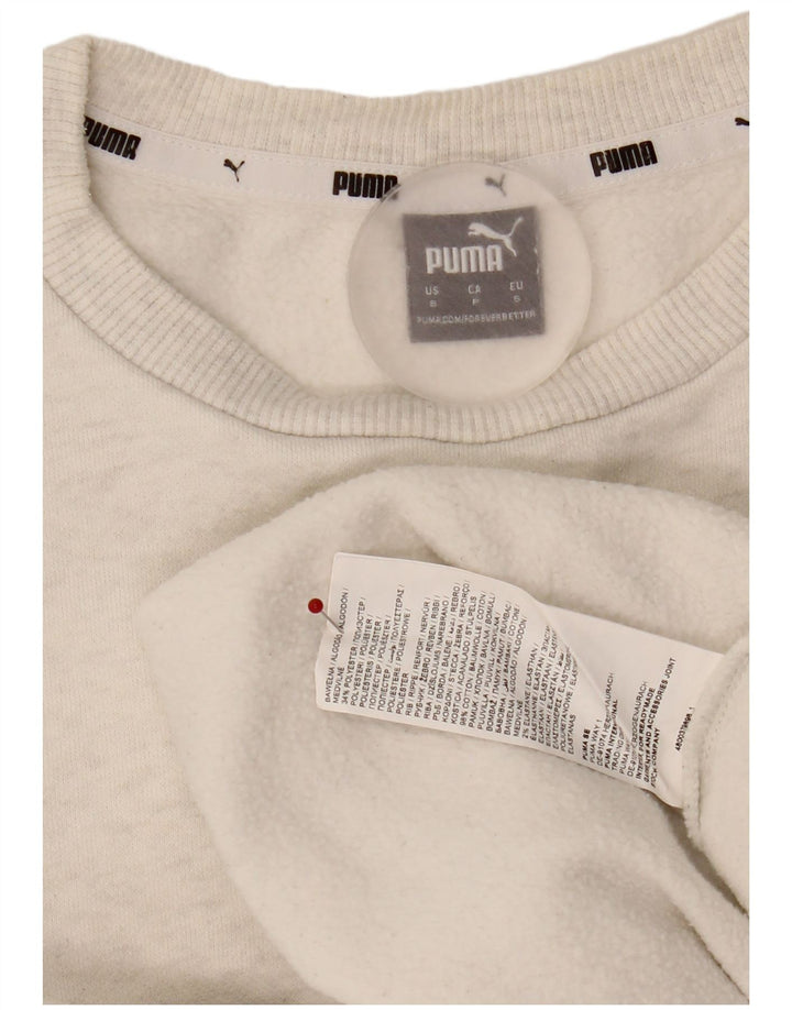 Felpa oversize con grafica da donna Puma UK 10 Small Cotone grigio