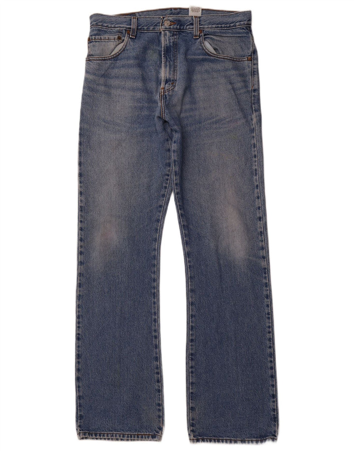 LEVI'S Uomo 517 Jeans Bootcut W34 L34 Cotone Blu