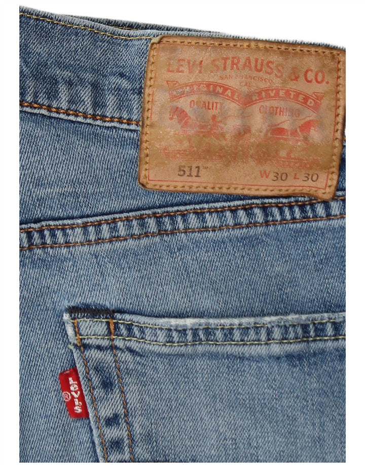 LEVI'S Jeans da uomo 511 slim W30 L30 cotone blu
