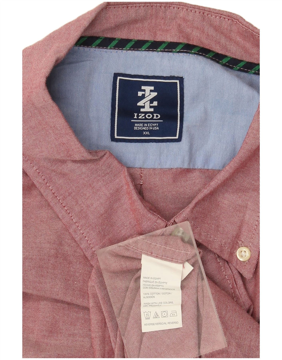 Camicia da uomo Izod 2XL in cotone bordeaux