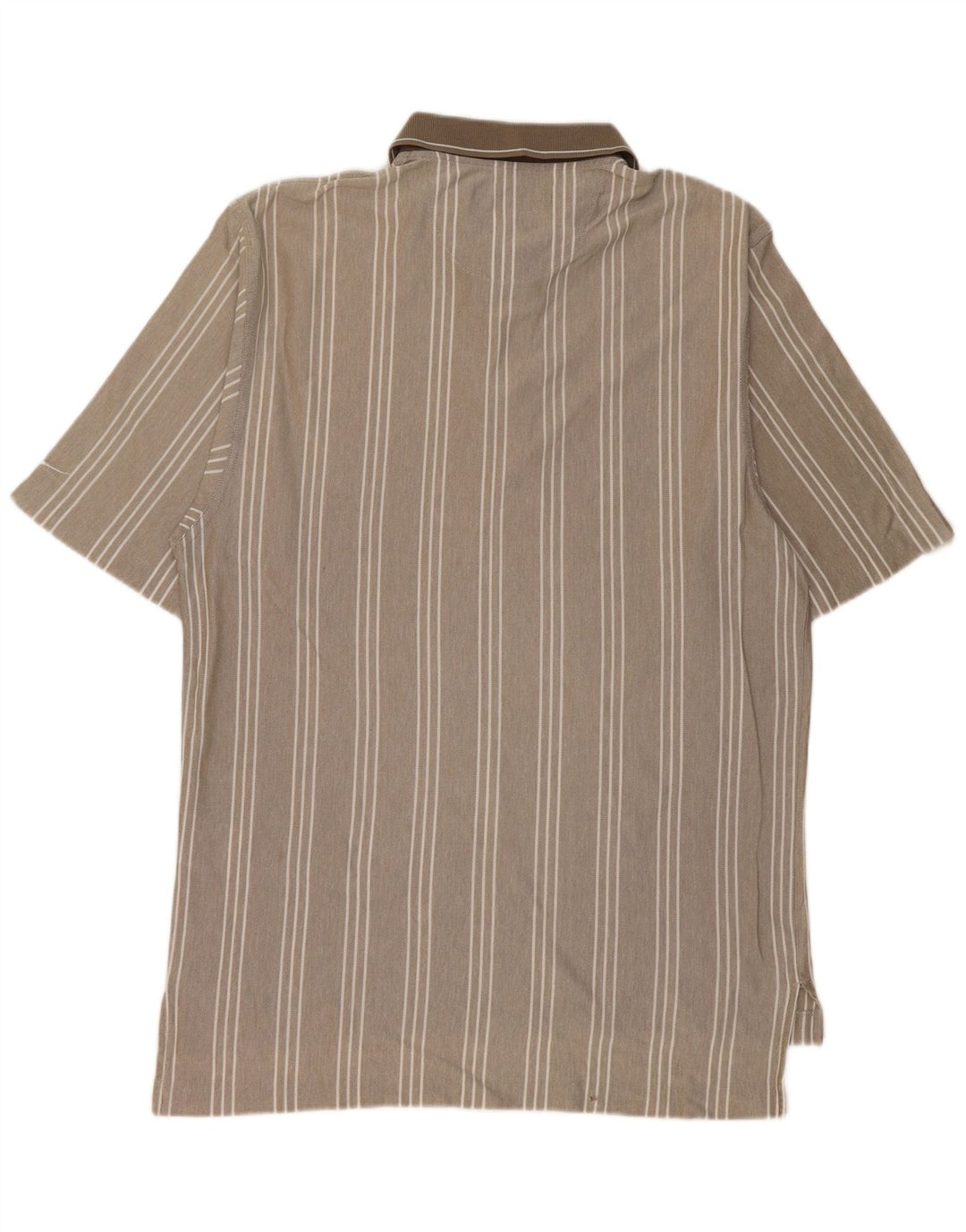 Polo NIKE da uomo UK 39/41 a righe beige medio