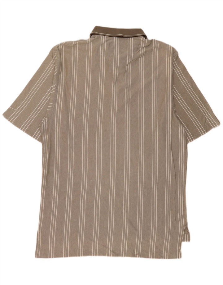 Polo NIKE da uomo UK 39/41 a righe beige medio