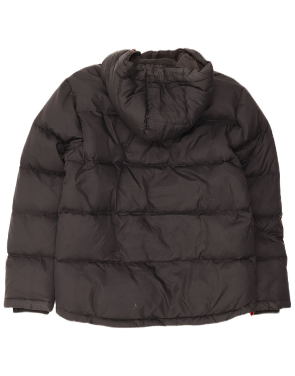 Giacca imbottita con cappuccio da uomo Mountain Warehouse UK 38 nylon nero medio