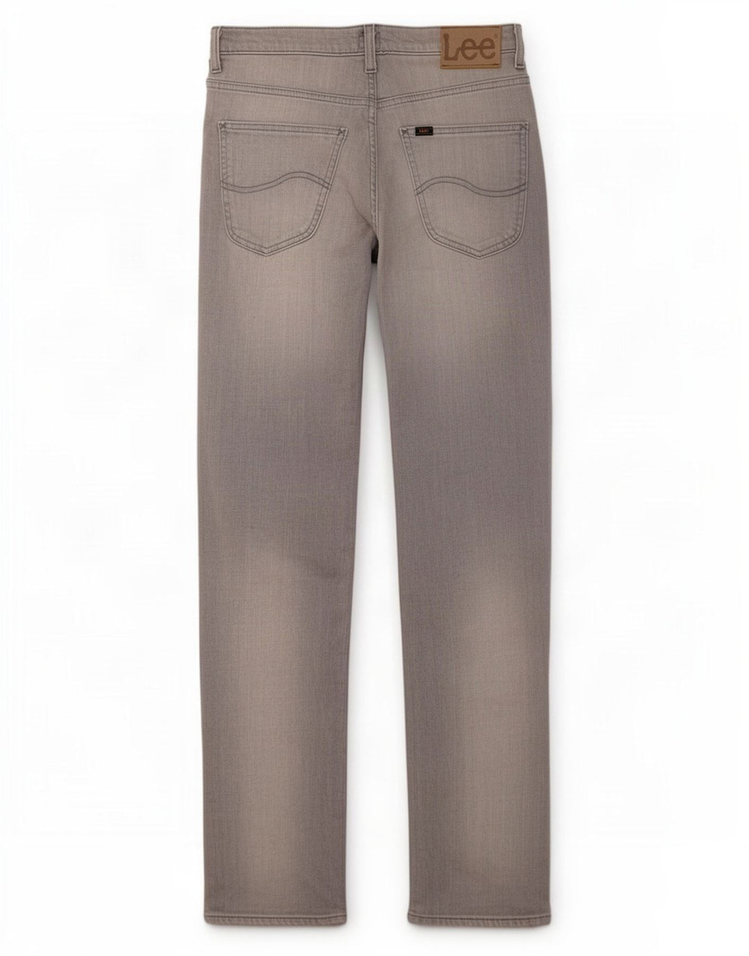 Jeans dritti Brooklyn da donna Lee W32 L32 cotone grigio