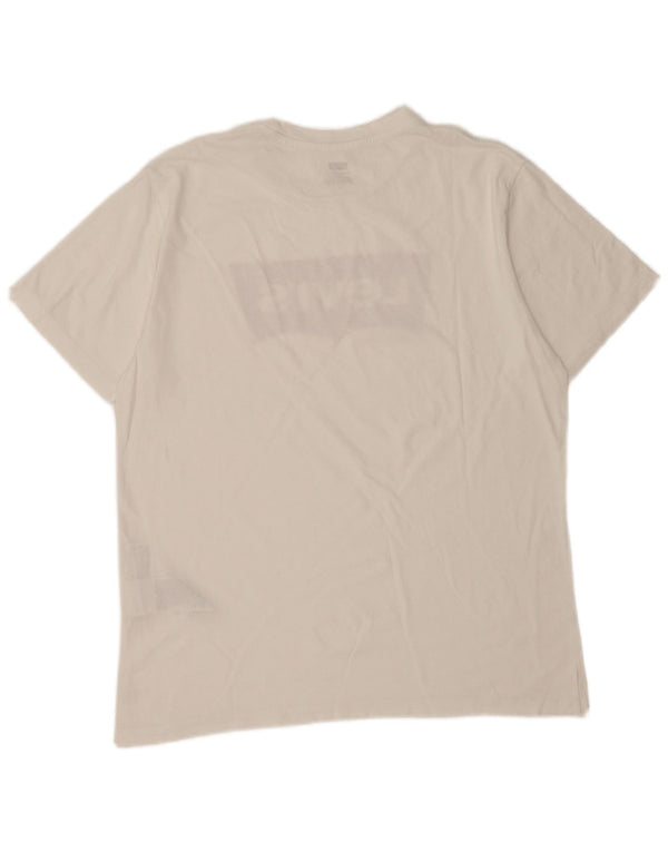 T-shirt grafica da uomo Levi's Top in cotone bianco medio