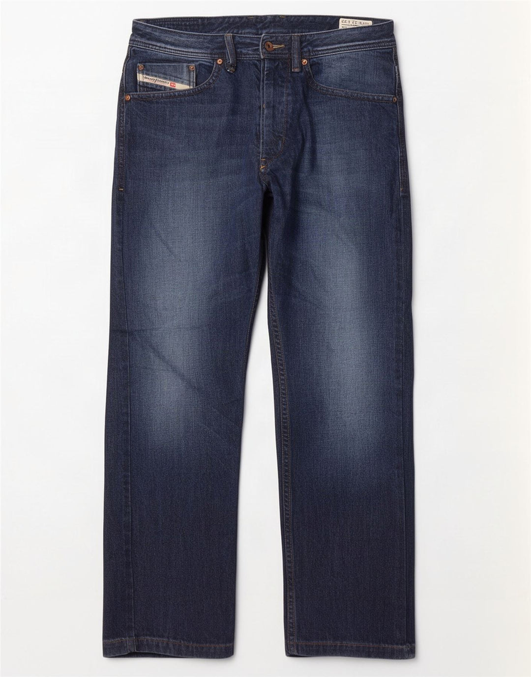 Jeans dritti Braddo da uomo Diesel W32 L32 cotone blu