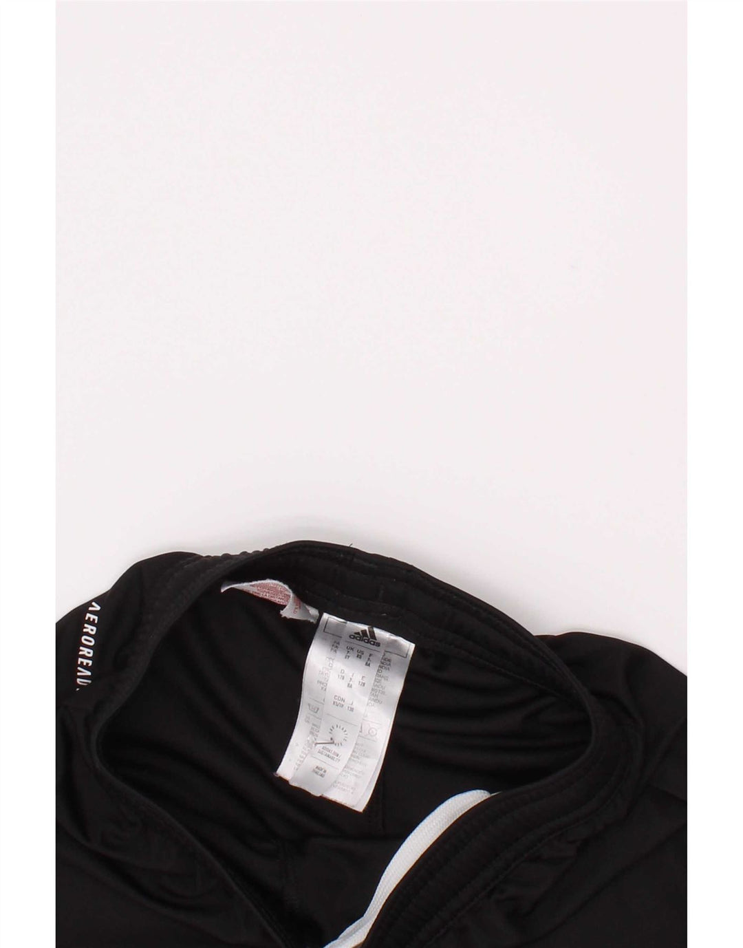 Pantaloncini sportivi Adidas Aeroready da ragazzo 7-8 anni in poliestere nero