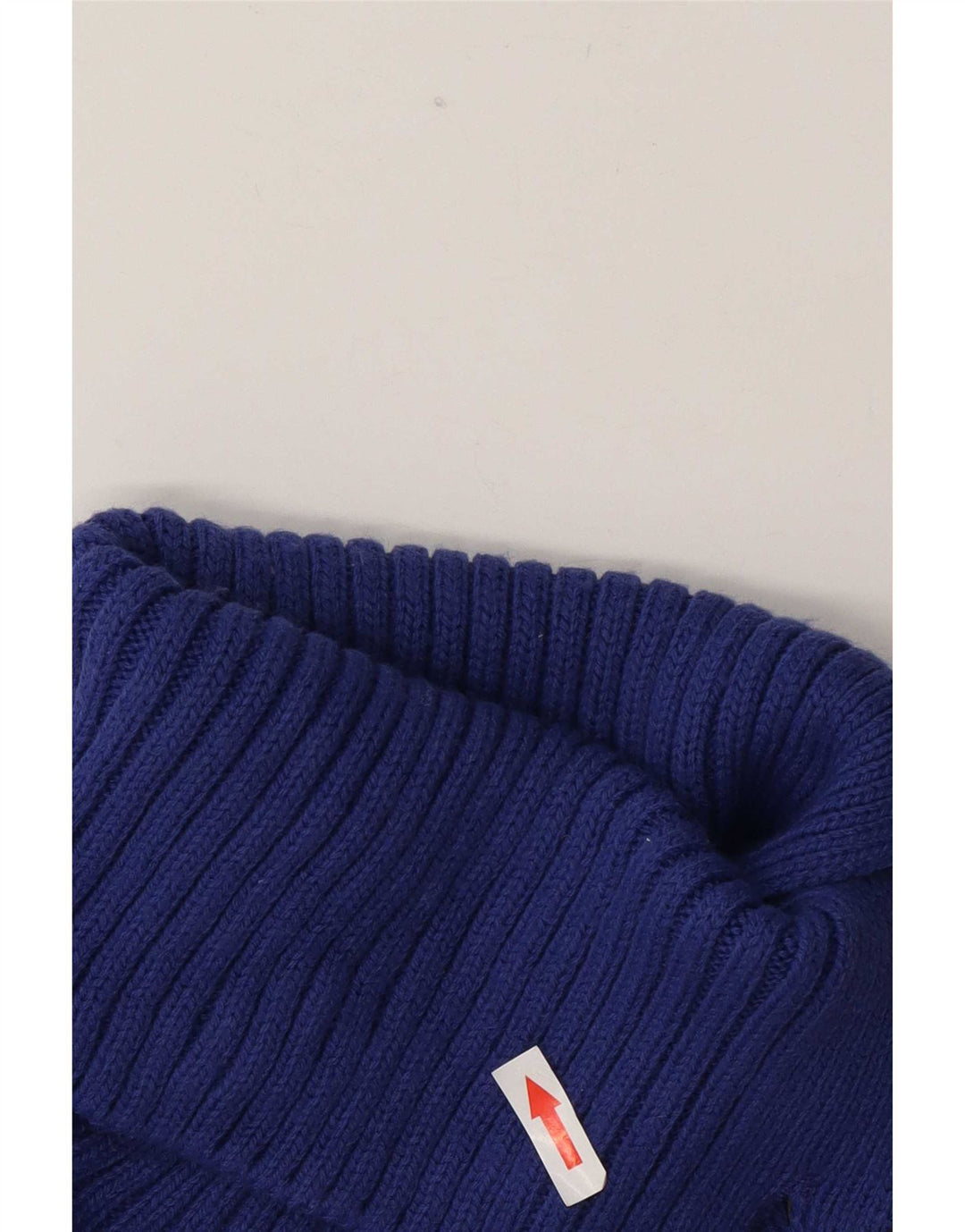 Maglione maglione a collo alto da donna Marks & Spencer UK 10 piccolo acrilico blu