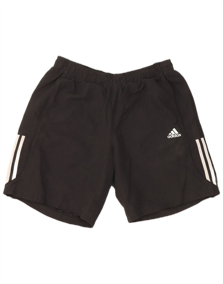Pantaloncini sportivi ADIDAS Climalite da uomo grandi in poliestere nero