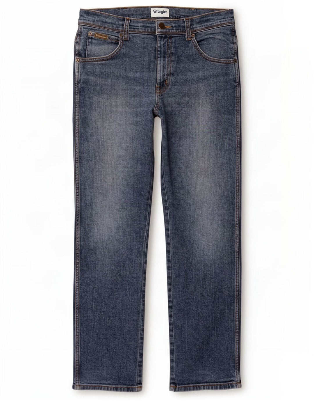 Jeans dritti da uomo Wrangler Texas W32 L30 cotone blu