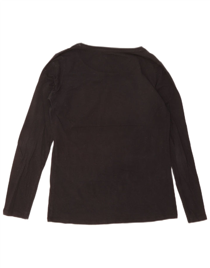 Top da donna Liu Jo a maniche lunghe UK 12 medio nero