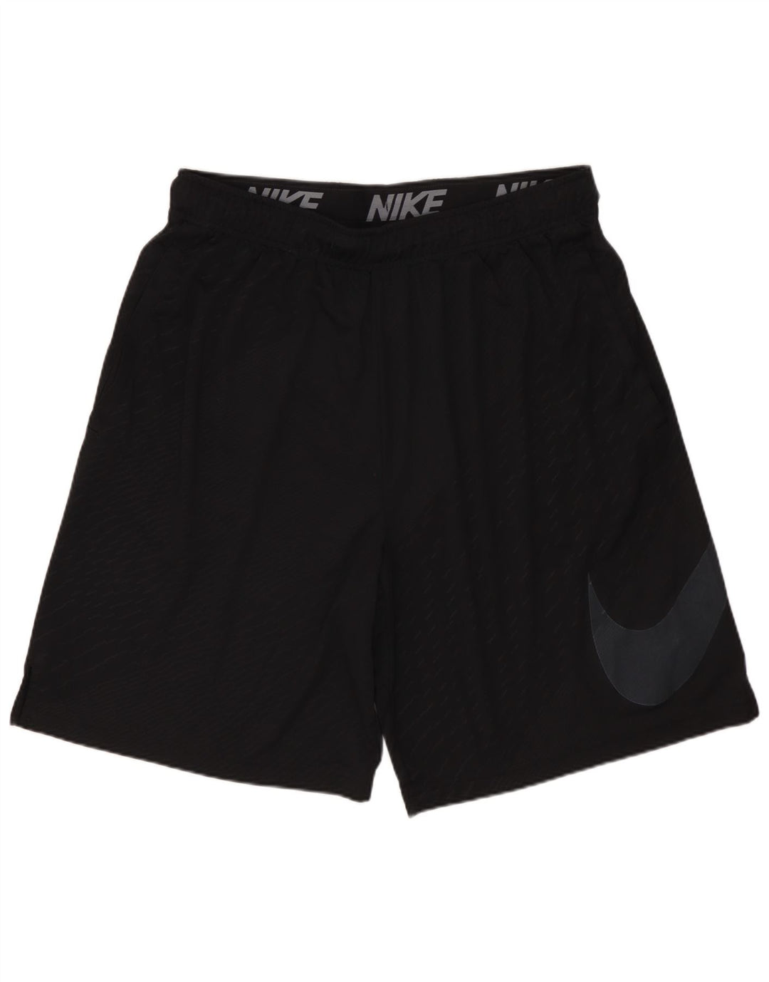 NIKE Pantaloncini sportivi grafici Dri Fit da uomo XL Poliestere chiazzato nero