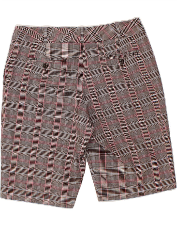 MOSSIMO Womens Chino Shorts Large W31 Grey Check Polyester Vintage Mossimo and Second-Hand Mossimo from Messina Hembry 