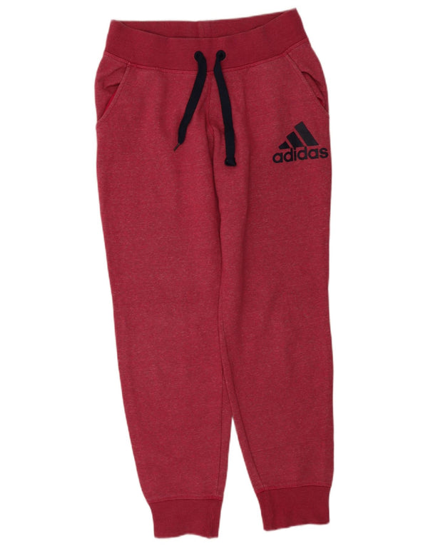 Pantaloni da tuta da donna Adidas Joggers UK 8/10 Small Red Flecked Cotton