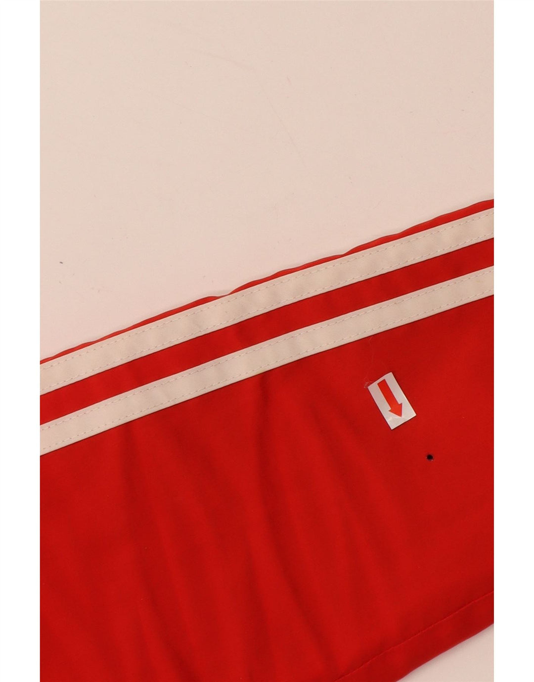 Giacca antipioggia da uomo ADIDAS con cappuccio UK 36 Small Poliestere color block rosso