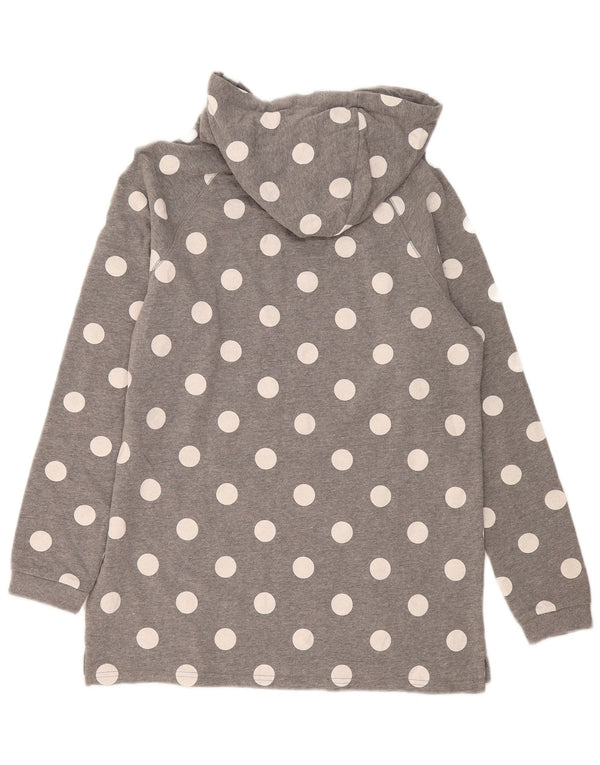 Maglione con cappuccio da donna Element US 12 grande cotone grigio a pois