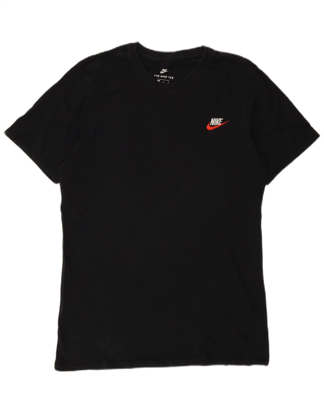 T-shirt Nike da uomo dal taglio atletico, cotone medio nero