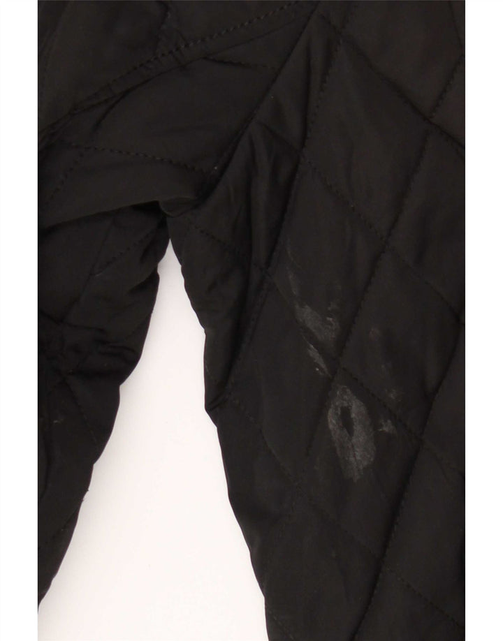 Giacca trapuntata da uomo Zara UK 38 poliestere nero medio