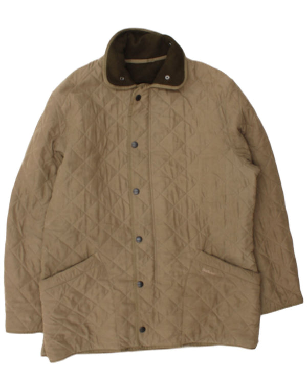 Giacca trapuntata da uomo Barbour UK 42 XL Poliestere beige