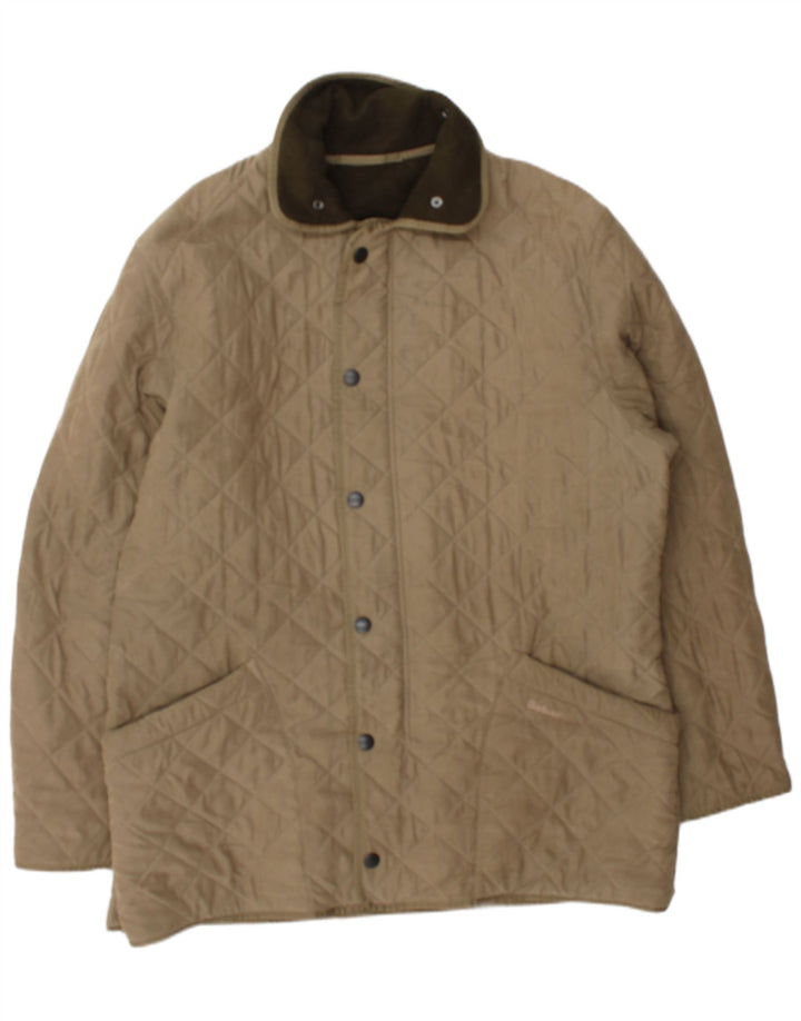 Giacca trapuntata da uomo Barbour UK 42 XL Poliestere beige