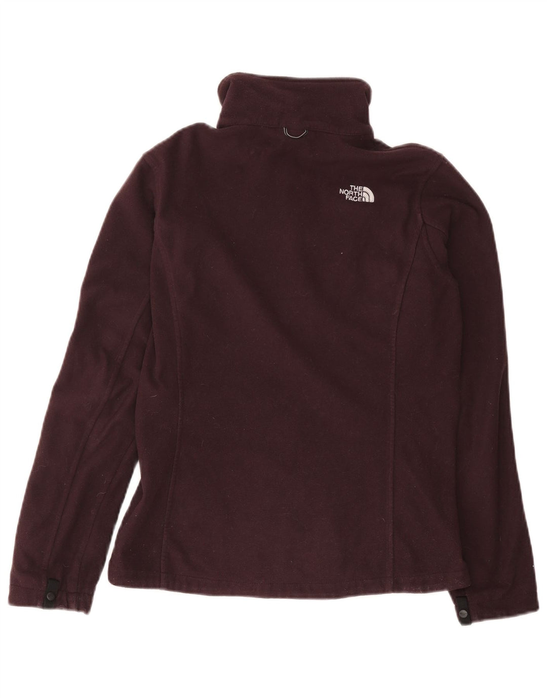 THE NORTH FACE Giacca in pile foderata da donna UK 10 Small Bordeaux Poliestere