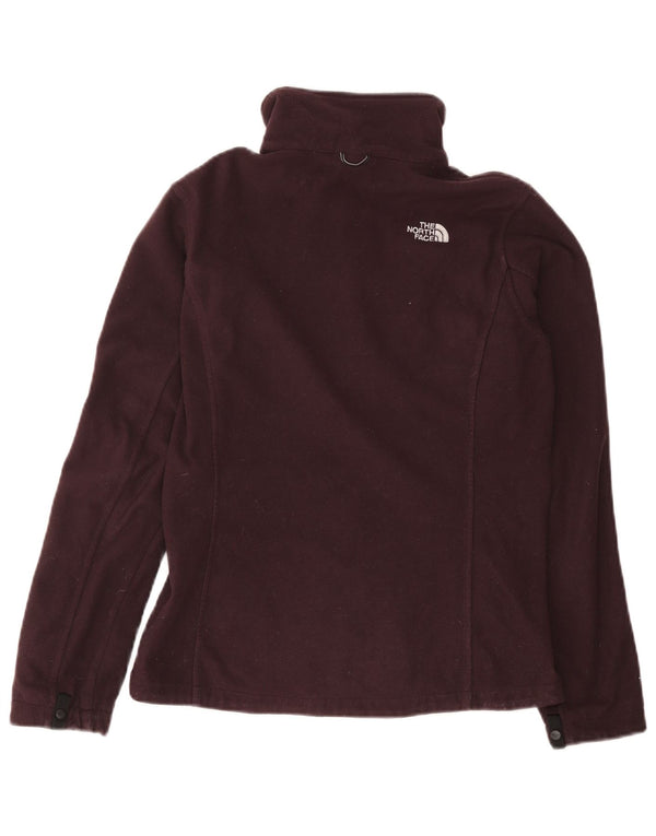 THE NORTH FACE Giacca in pile foderata da donna UK 10 Small Bordeaux Poliestere