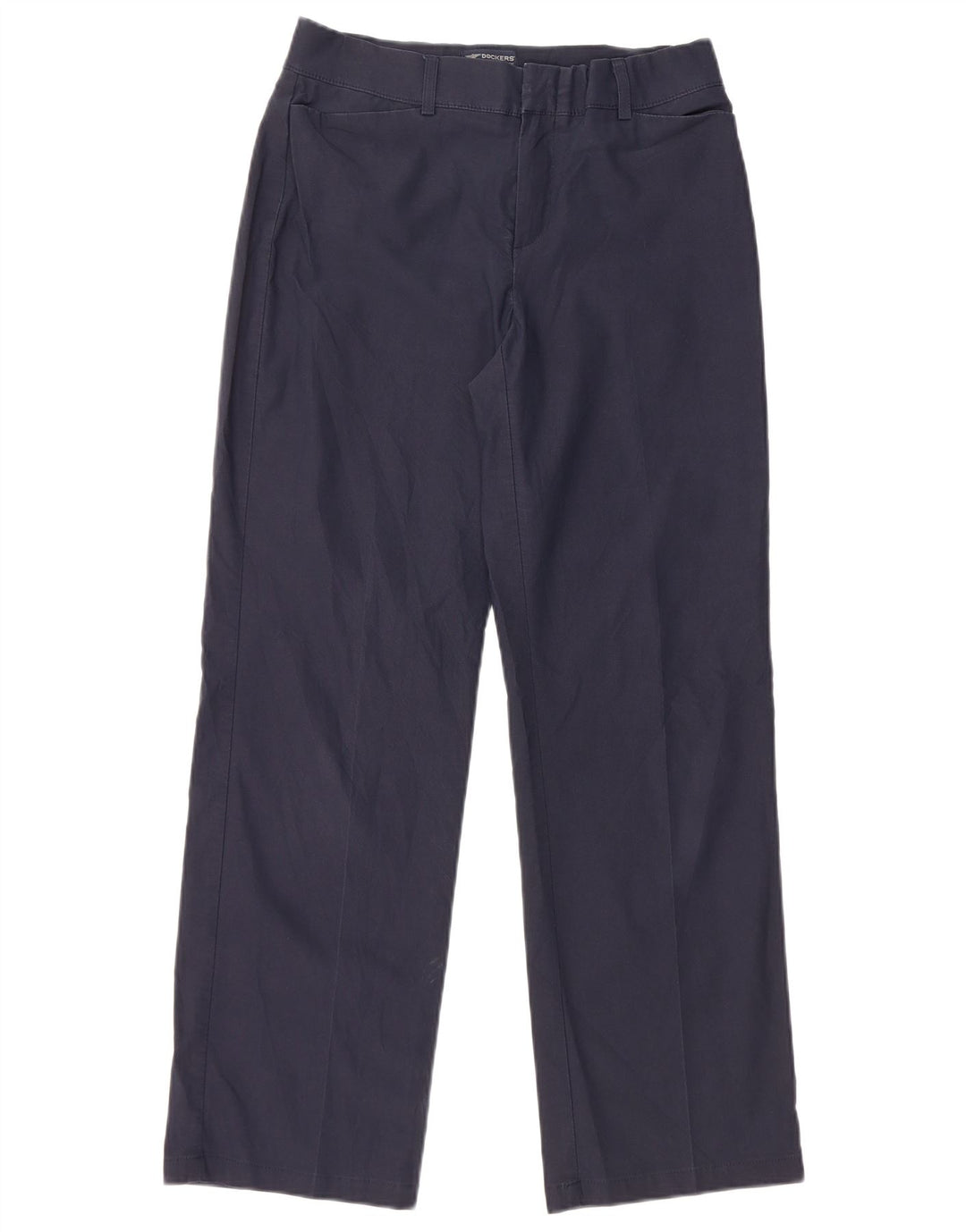 Pantaloni casual elasticizzati da donna Dockers US 6 medi W30 L29 Blu navy