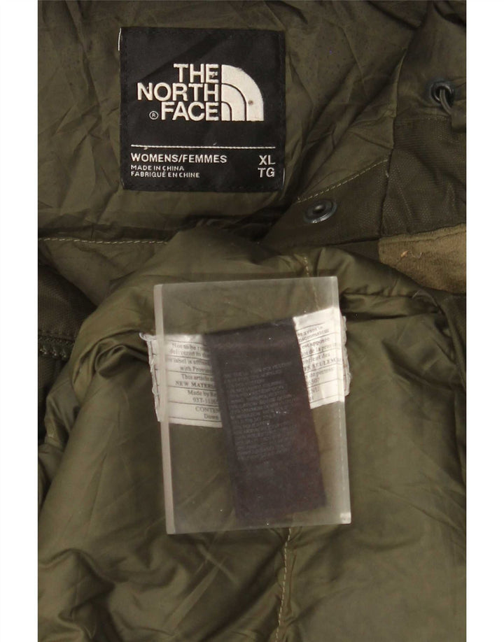 Giacca imbottita con cappuccio da donna The North Face UK 18 XL poliestere verde