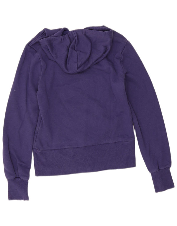 Felpa con cappuccio grafica Adidas per ragazze 13-14 anni in cotone viola