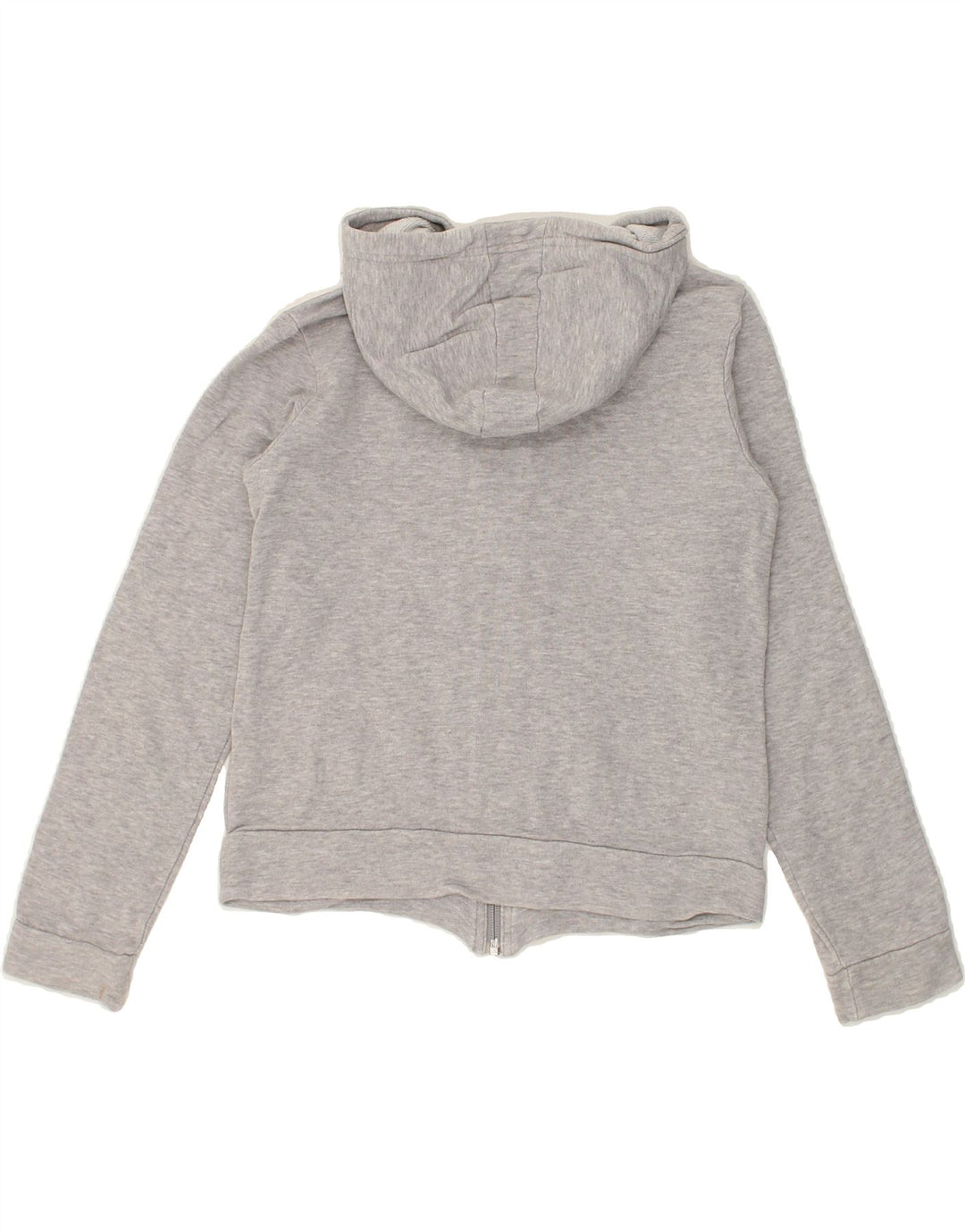 ADIDAS Boys Zip Hoodie Sweater 11-12 Years Grey Cotton | Vintage Adidas | Thrift | Second-Hand Adidas | Used Clothing | Messina Hembry 