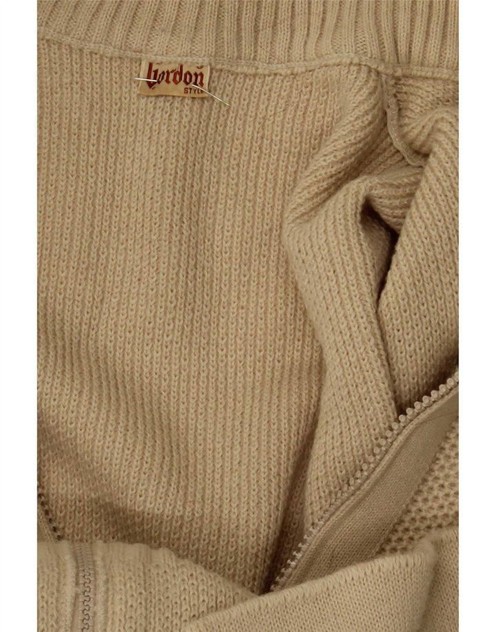 Maglione cardigan da uomo Gordon Poliestere beige medio