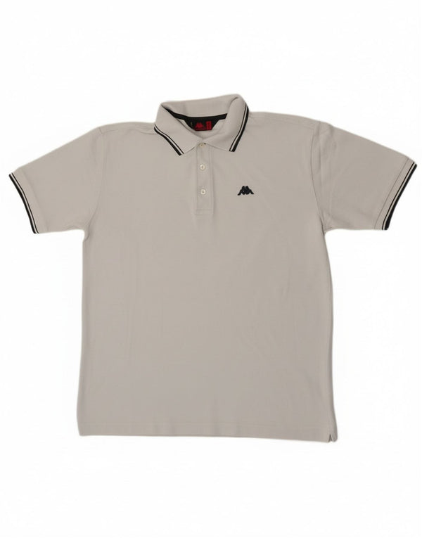 Polo Kappa Uomo Blu Medio in cotone