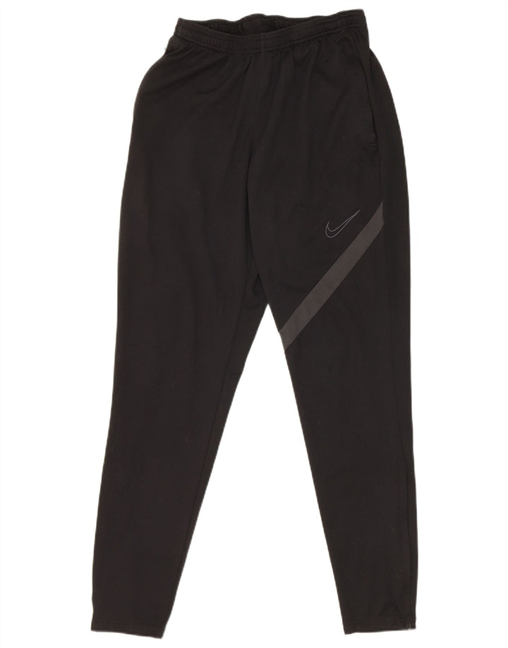 Pantaloni da tuta Nike Dri Fit da uomo, poliestere color block medio nero