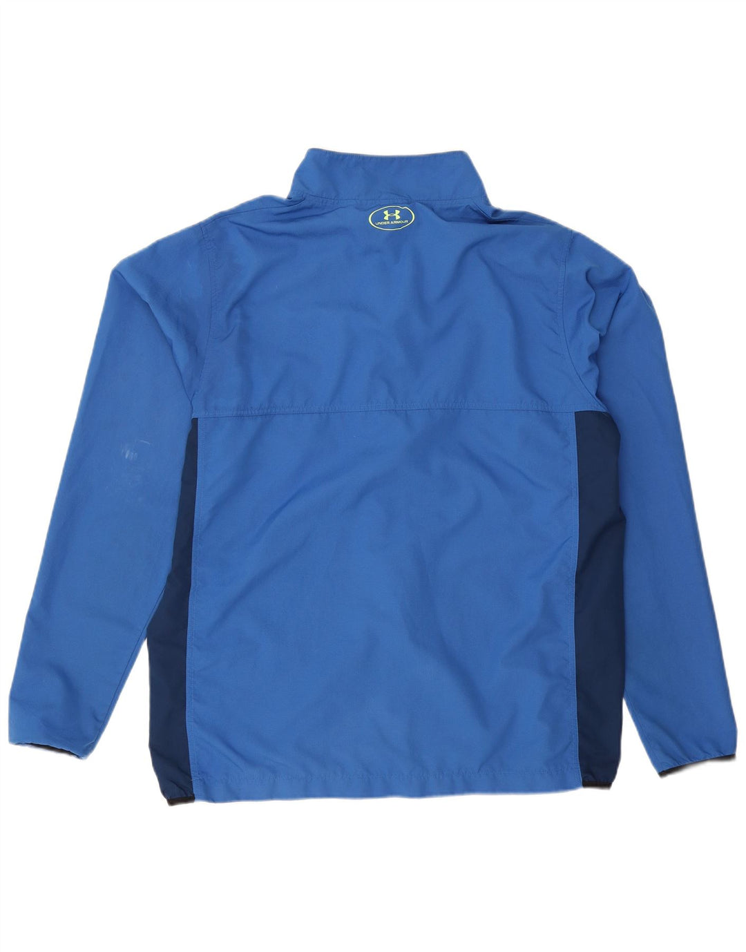Giacca da ginnastica da uomo Under Armour grande in poliestere color block blu