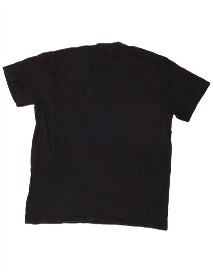 CALVIN KLEIN T-shirt da uomo Top Large in cotone blu navy