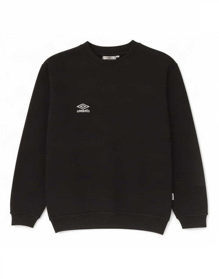 Felpa da uomo Umbro Maglione medio cotone nero