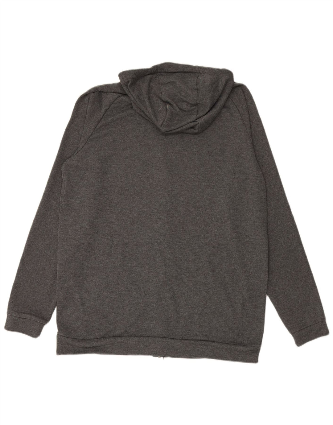 Felpa con cappuccio e zip NIKE Dri Fit da uomo XL grigio poliestere