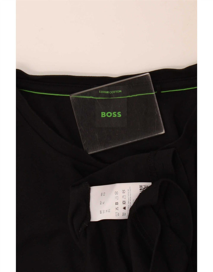 T-shirt da uomo Hugo Boss Top XL in cotone nero