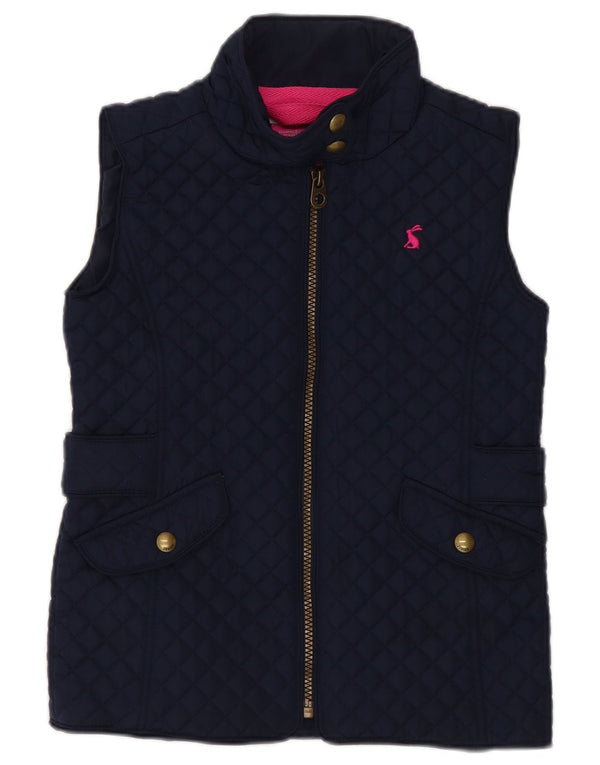 Gilet trapuntato per ragazze Joules 7-8 anni in poliestere blu navy