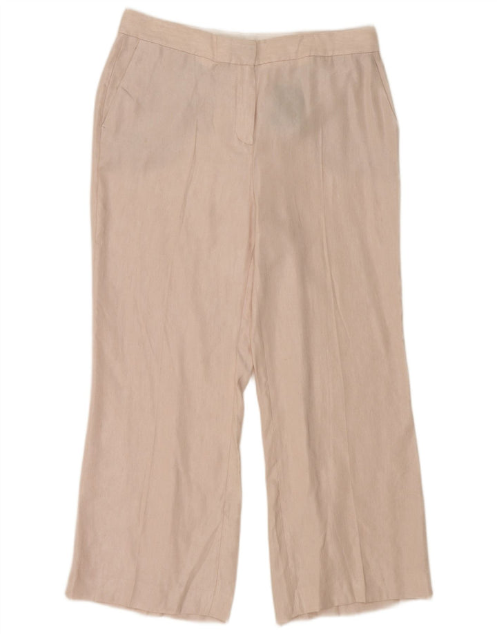 Pantaloni corti regolari da donna Massimo Dutti EU 42 Large W32 L26 Rosa