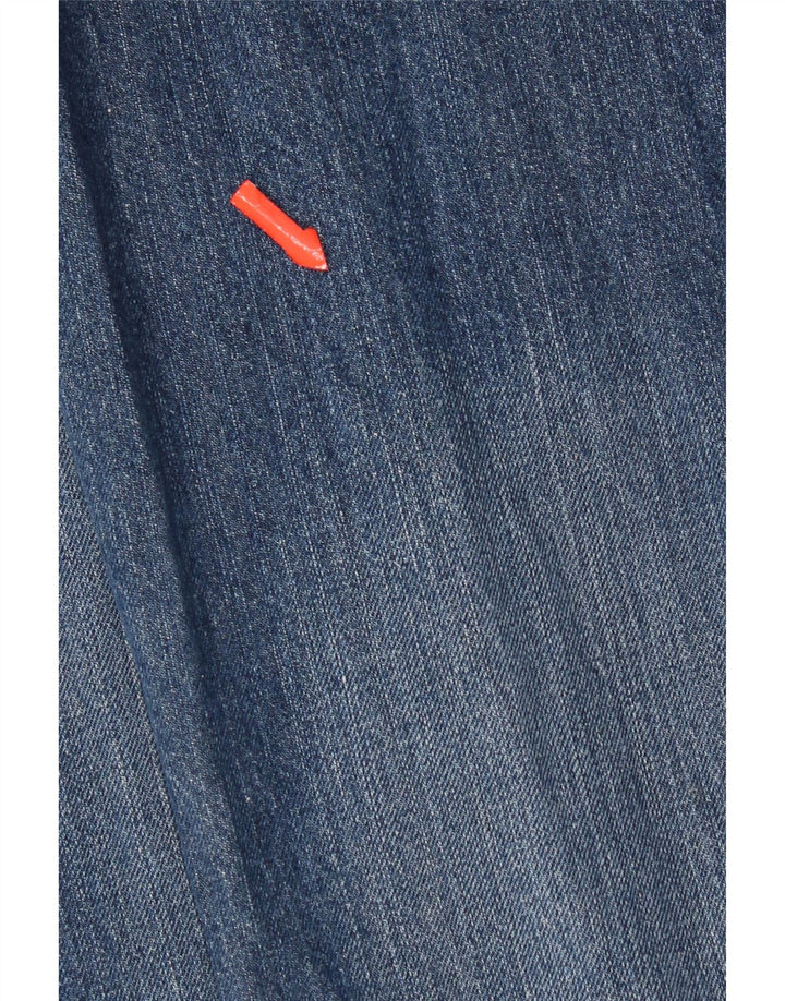 Jeans dritti da uomo Marks & Spencer Blue Harbour W32 L33 cotone blu